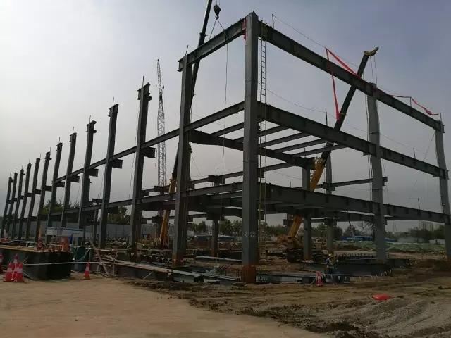 济南宜家项目钢结构工程已进入吊装阶段-建筑施工新闻-筑龙建筑施工